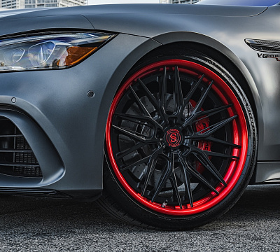 Фото дисков Strasse Wheels SV10M-RS Deep Concave FS на Mercedes-Benz AMG GT I