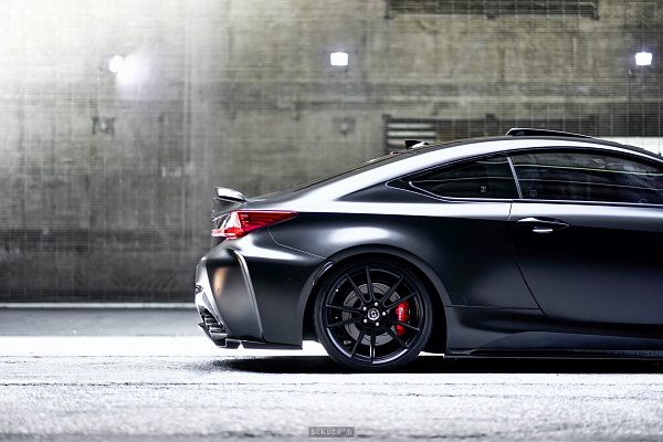 Фото дисков HRE FF04 Черный сатин на Lexus RC