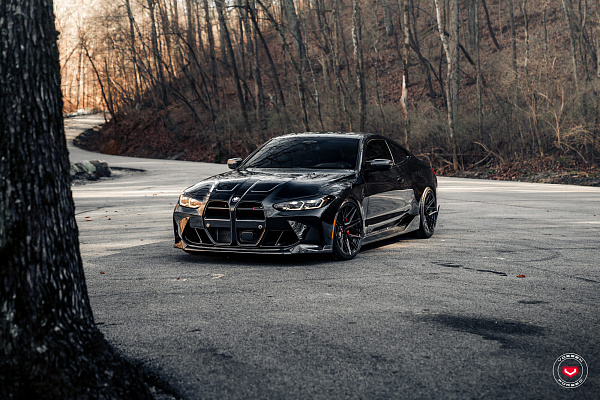Фото дисков Vossen EVO-5R Черный глянец на BMW 4/M4 (G22/G82)