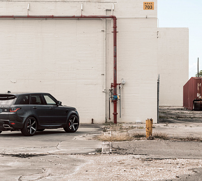 Фото дисков Vossen CV3 на Range Rover Sport II