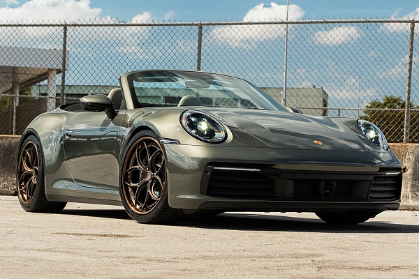 Фото дисков Anrky S3-X0 Сатиновая бронза на Porsche 911 VIII