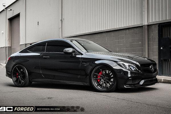Фото дисков BC Forged HCA210 Черный матовый на Mercedes-Benz C-Class (W205)
