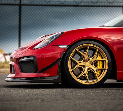 Фото дисков Vossen HF-5 на Porsche Cayman II