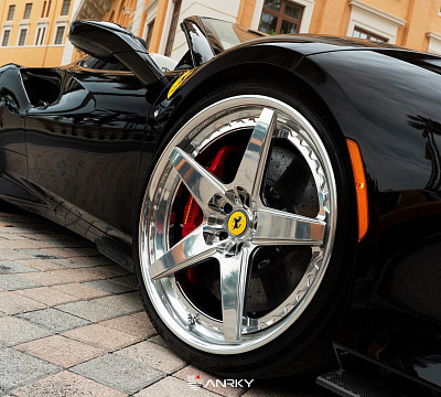 Фото дисков Anrky RS5.3 на Ferrari F8
