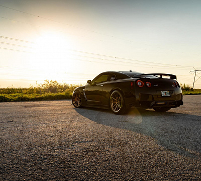 Фото дисков Vossen M-X2 на Nissan GT-R