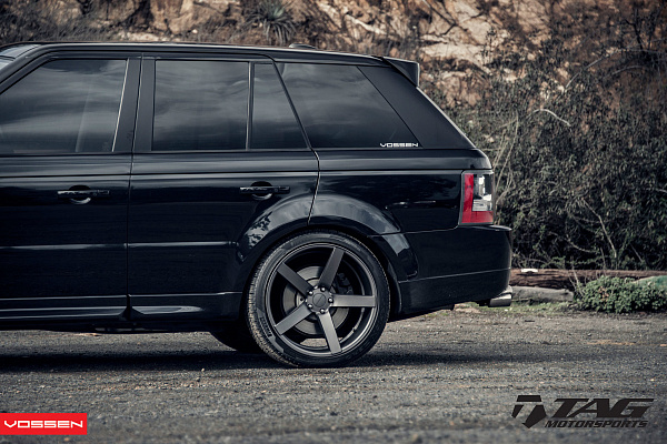 Фото дисков Vossen CV3 Сатиновый графит на Range Rover Sport I