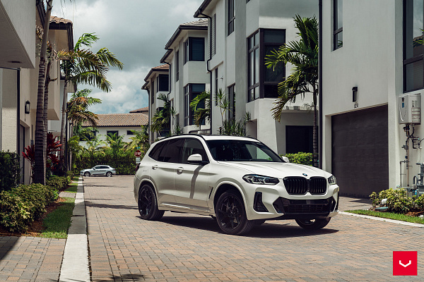 Фото дисков Vossen HF-5 Черный глянец на BMW X3/X3 M (G01/F97)