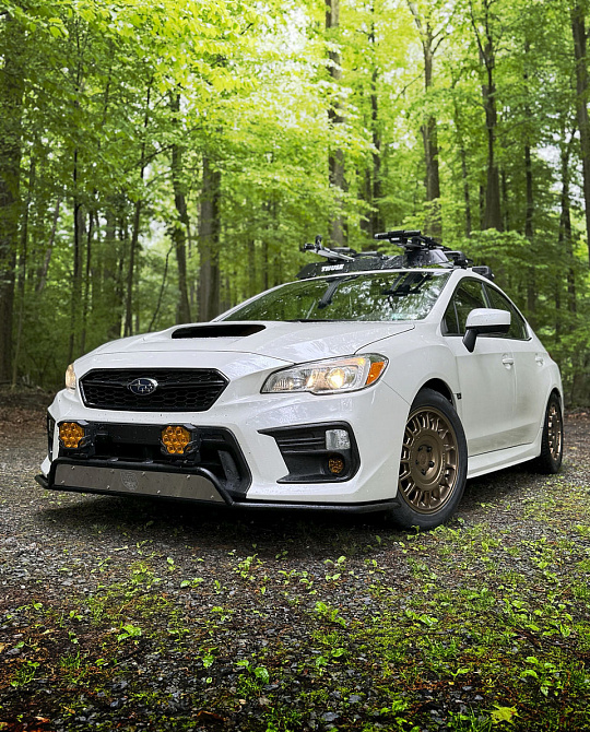Фото дисков VOLL Сатиновая бронза на Subaru WRX VA