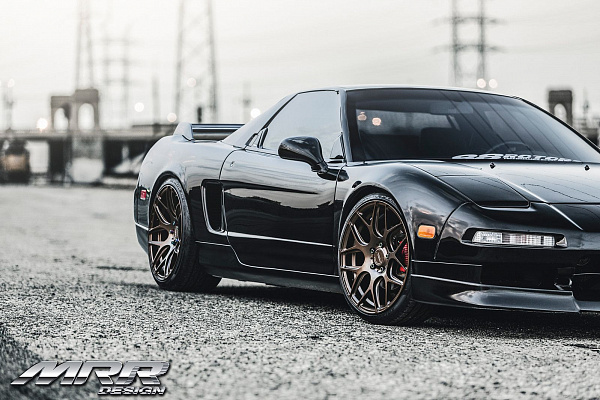 Фото дисков MRR FS01 Глянцевая бронза на Acura NSX I