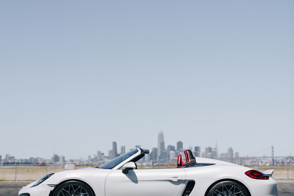 Фото дисков Brixton Forged CM6-R Сатиновый графит на Porsche Boxster III