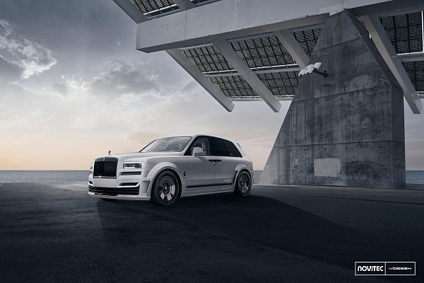 Фото дисков NOVITEC SP3 Черный глянец на Rolls-Royce Cullinan