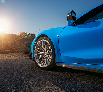 Фото дисков Vossen S21-02 на Chevrolet Corvette C8