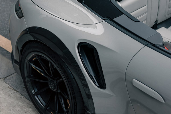 Фото дисков Brixton Forged R11-R Черный сатин на Porsche 911 VIII