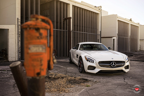 Фото дисков Vossen CG-205 Матовый графит на Mercedes-Benz AMG GT I