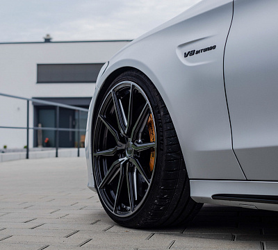 Фото дисков Vossen HF-3 на Mercedes-Benz C-Class (W205)