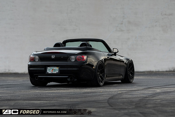 Фото дисков BC Forged HCS02 Черный сатин на Honda S2000