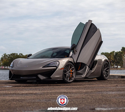 Фото дисков HRE P201 на McLaren 570S