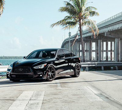 Фото дисков Vossen HF-5 на Infiniti Q50