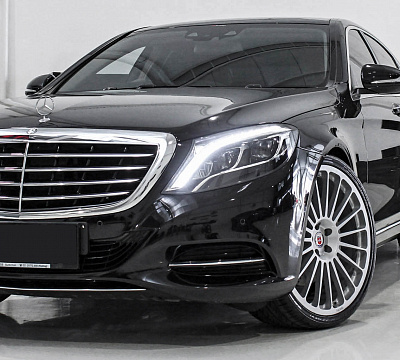 Фото дисков HRE 309M на Mercedes-Benz S-Class (W222, C217)