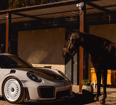 Фото дисков Brixton Forged TR20 на Porsche 911 VII