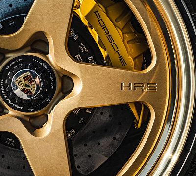 Фото дисков HRE 527 на Porsche 911 VII