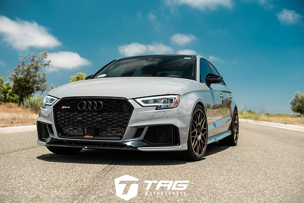 Фото дисков HRE 300M Сатиновая бронза на Audi A/S/RS 3 (8V)