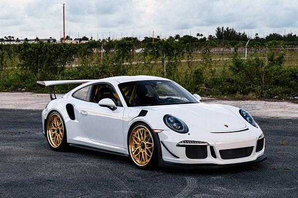 Фото дисков Anrky RS1 Сатиновое золото на Porsche 911 VII