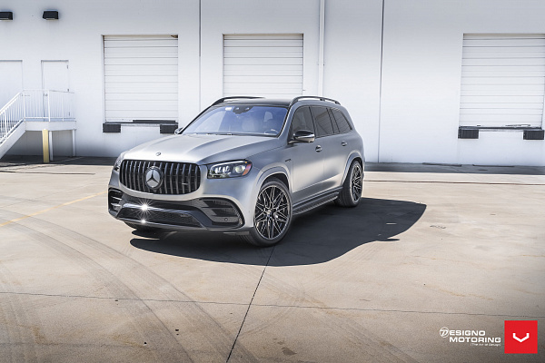 Фото дисков Vossen HF-7 Черный глянец на Mercedes-Benz GLS (X167)