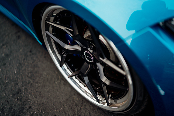 Фото дисков Brixton Forged PF5 Черный сатин на BMW 2/M2 (F22/F87)