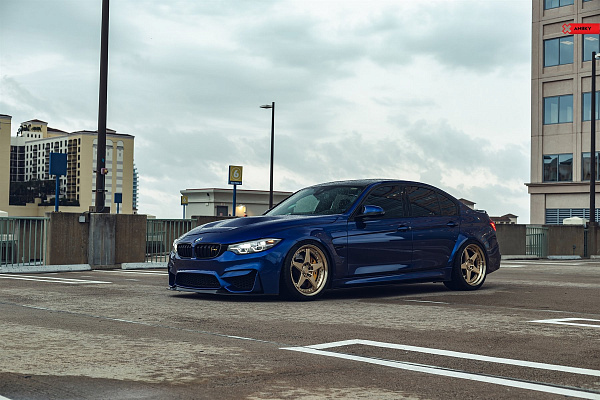 Фото дисков Anrky RS5 Сатиновая шампань на BMW 3/M3 (F3x/F80)