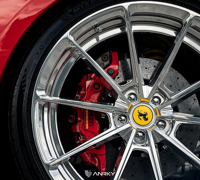 Фото дисков Anrky AN28 на Ferrari 812