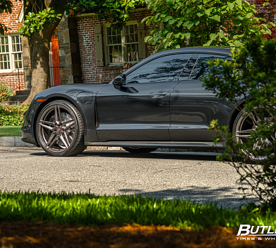 Фото дисков Vossen EVO-1 на Porsche Taycan I