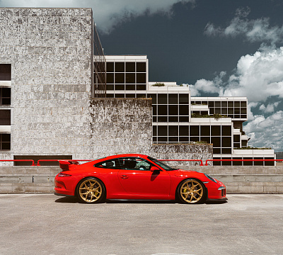 Фото дисков Vossen HF-5 на Porsche 911 VII