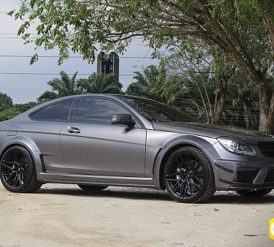 Фото дисков Vossen EVO-5 на Mercedes-Benz C-Class (W204)