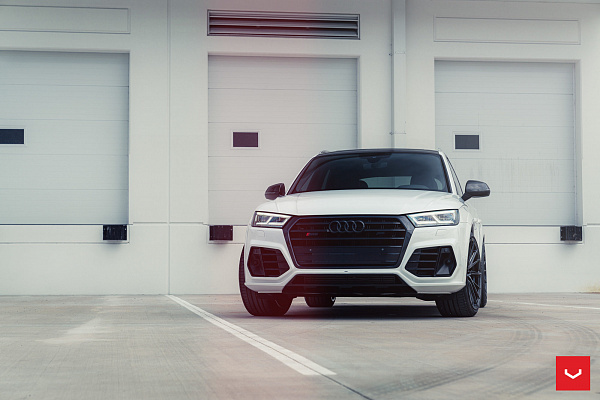 Фото дисков Vossen HF-4T Черный глянец на Audi Q5 (FY)