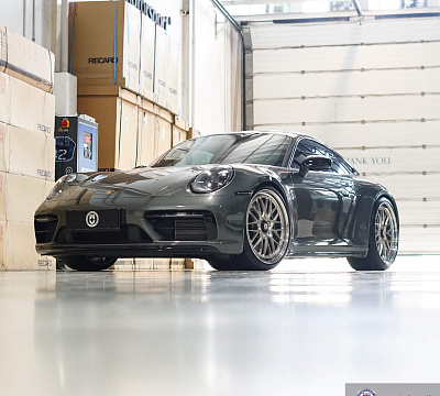 Фото дисков HRE 520 на Porsche 911 VIII