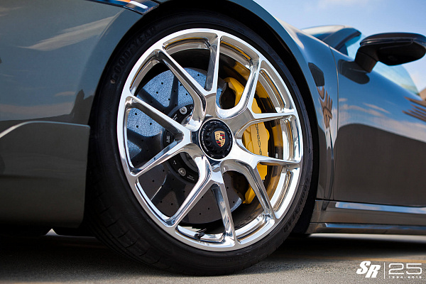 Фото дисков HRE P101 Полированный лак на Porsche 911 VIII
