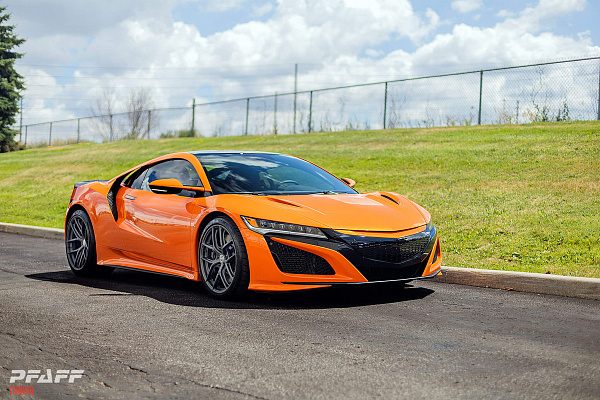Фото дисков HRE P101SC Сатиновый графит на Acura NSX II