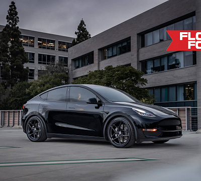 Фото дисков HRE FF11 на Tesla Model Y
