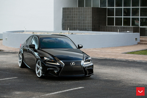 Фото дисков Vossen CV3 Серебро на Lexus IS II
