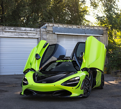 Фото дисков Strasse Wheels SV10M Deep Concave FS на McLaren 720S