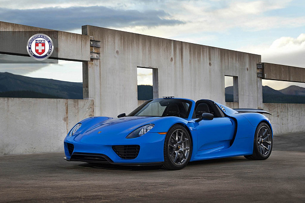 Фото дисков HRE P101 Глянцевый темный лак на Porsche 918 Spyder