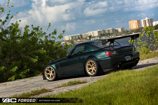 Фото дисков BC Forged RZ05 Глянцевое золото на Honda S2000