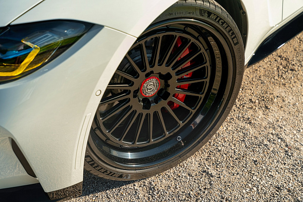 Фото дисков Strasse Wheels SV20 Track Черный сатин на BMW 3/M3 (G2x/G80)