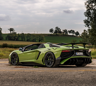 Фото дисков Vossen M-X6 на Lamborghini Aventador