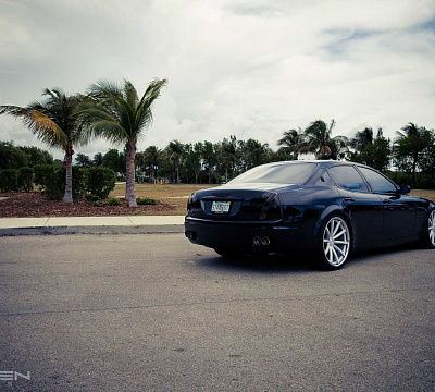 Фото дисков Vossen CV1 на Maserati Quattroporte V