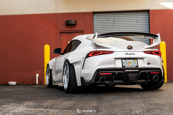 Фото дисков Anrky S3-X3 Полированный лак на Toyota Supra A90