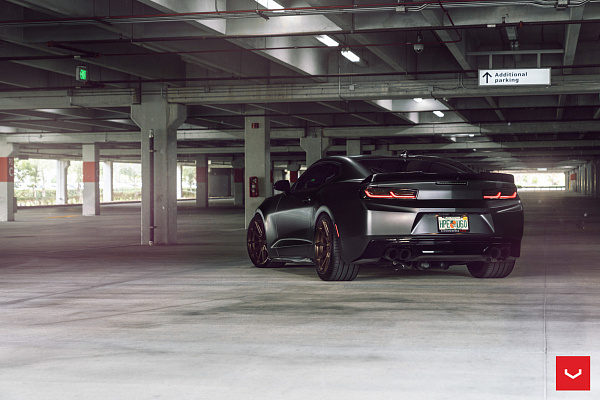 Фото дисков Vossen HF-3 Сатиновая бронза на Chevrolet Camaro VI