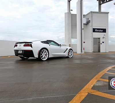 Фото дисков HRE P101 на Chevrolet Corvette C7