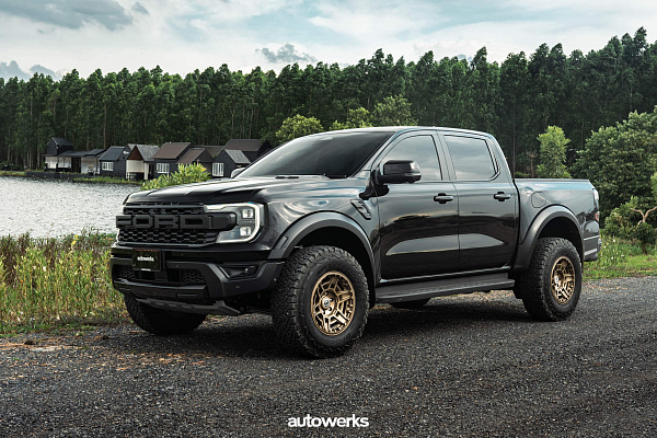Фото дисков HRE FT1 Сатиновое темное золото на Ford Ranger T6.2
